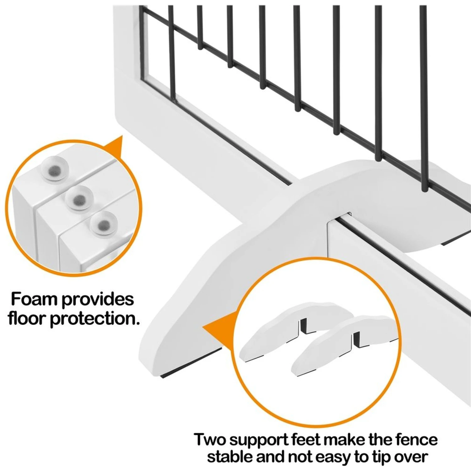 Yaheetech 4-Panel Dog Gate - Image 6