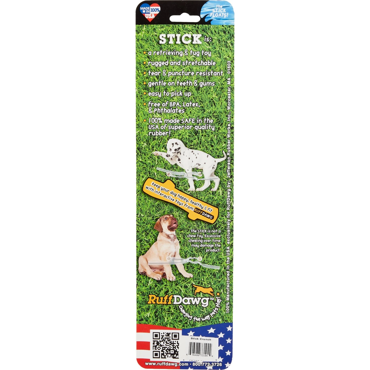 Ruff Dawg Crunch Stick Dog Fetch Toy, Color Varies - Image 5