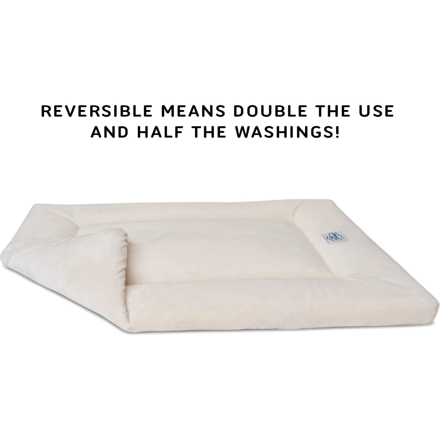 Pet Dreams Sleep-eez Plush Reversible Dog Crate Mat - Image 5