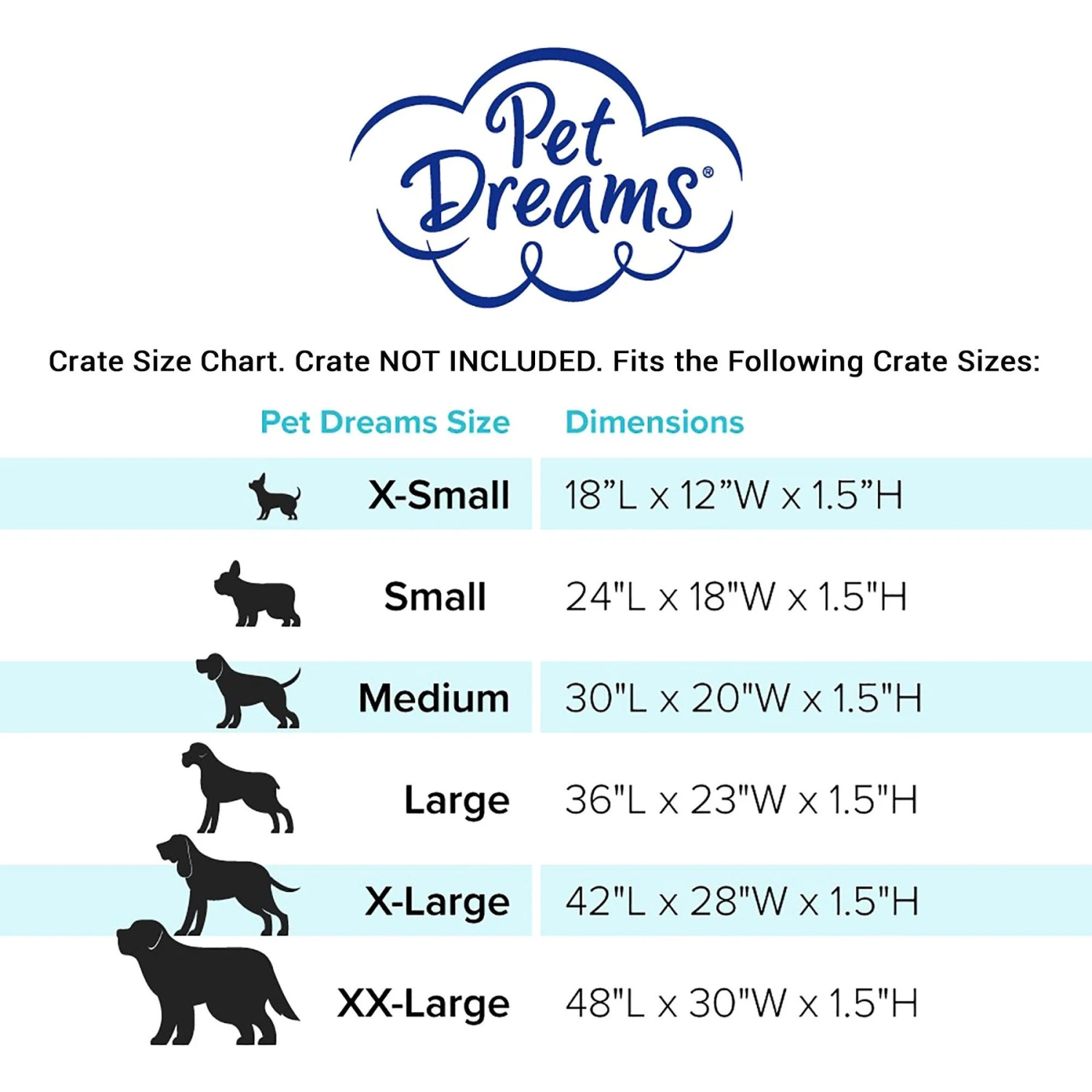 Pet Dreams Sleep-eez Plush Reversible Dog Crate Mat - Image 9