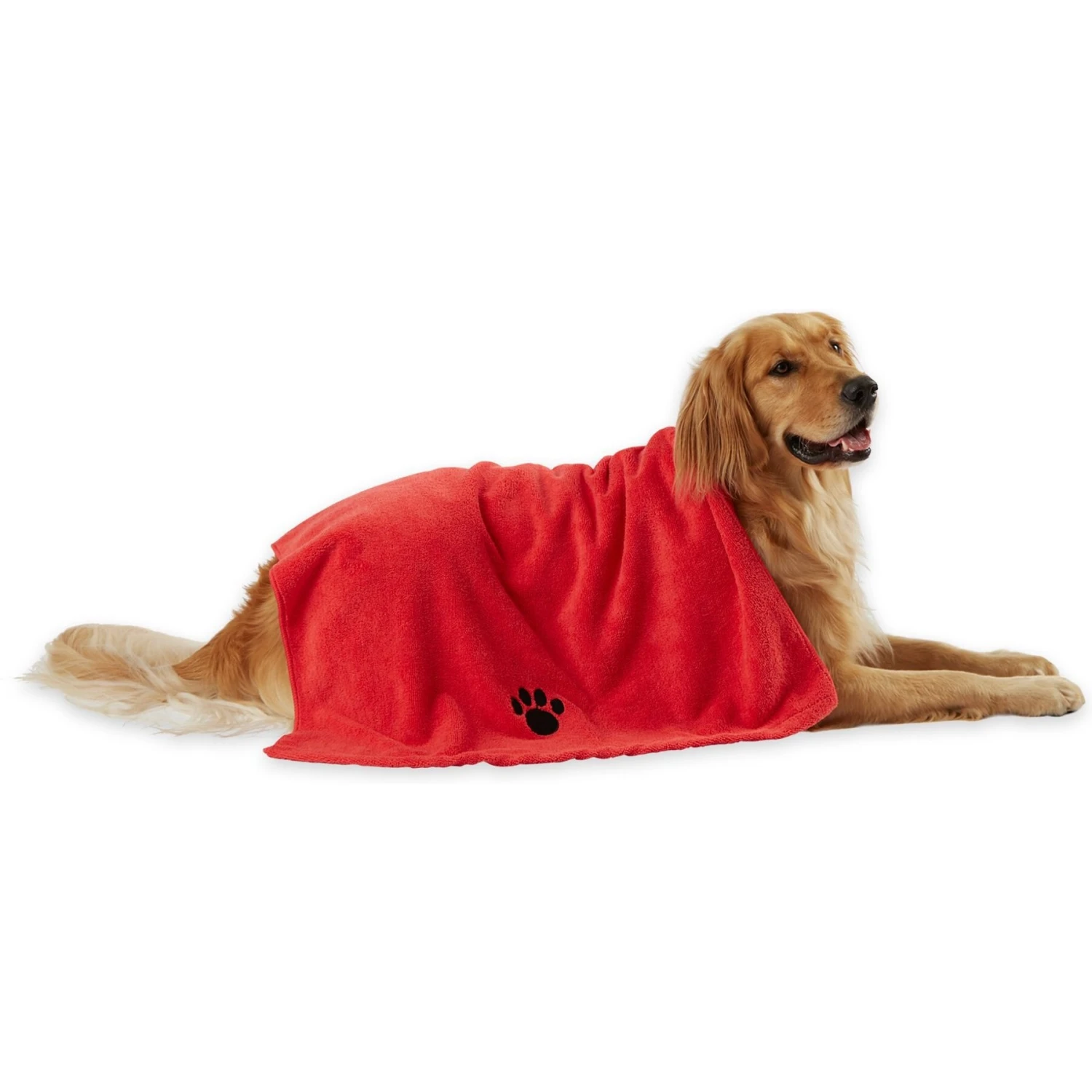 Bone Dry Embroidered Paw Print Microfiber Bath Towel - Image 7