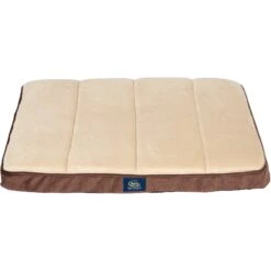 Serta Orthopedic Memory Foam Dog & Cat Crate Mat, Mocha
