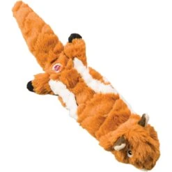 Ethical Pet Skinneeez Extreme Quilted Chimpmunk Stuffing-Free Squeaky Plush Dog Toy