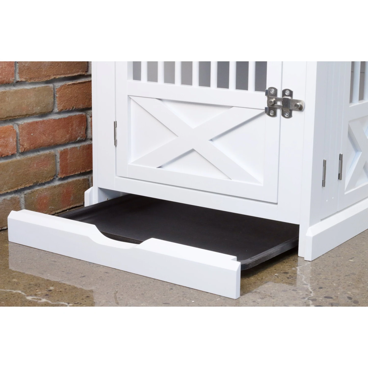 Merry Products 3-Door Furniture Style Dog Crate - Image 7
