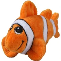 Snuggle Puppy Tender-Tuffs Clownfish Tough Dog Toy