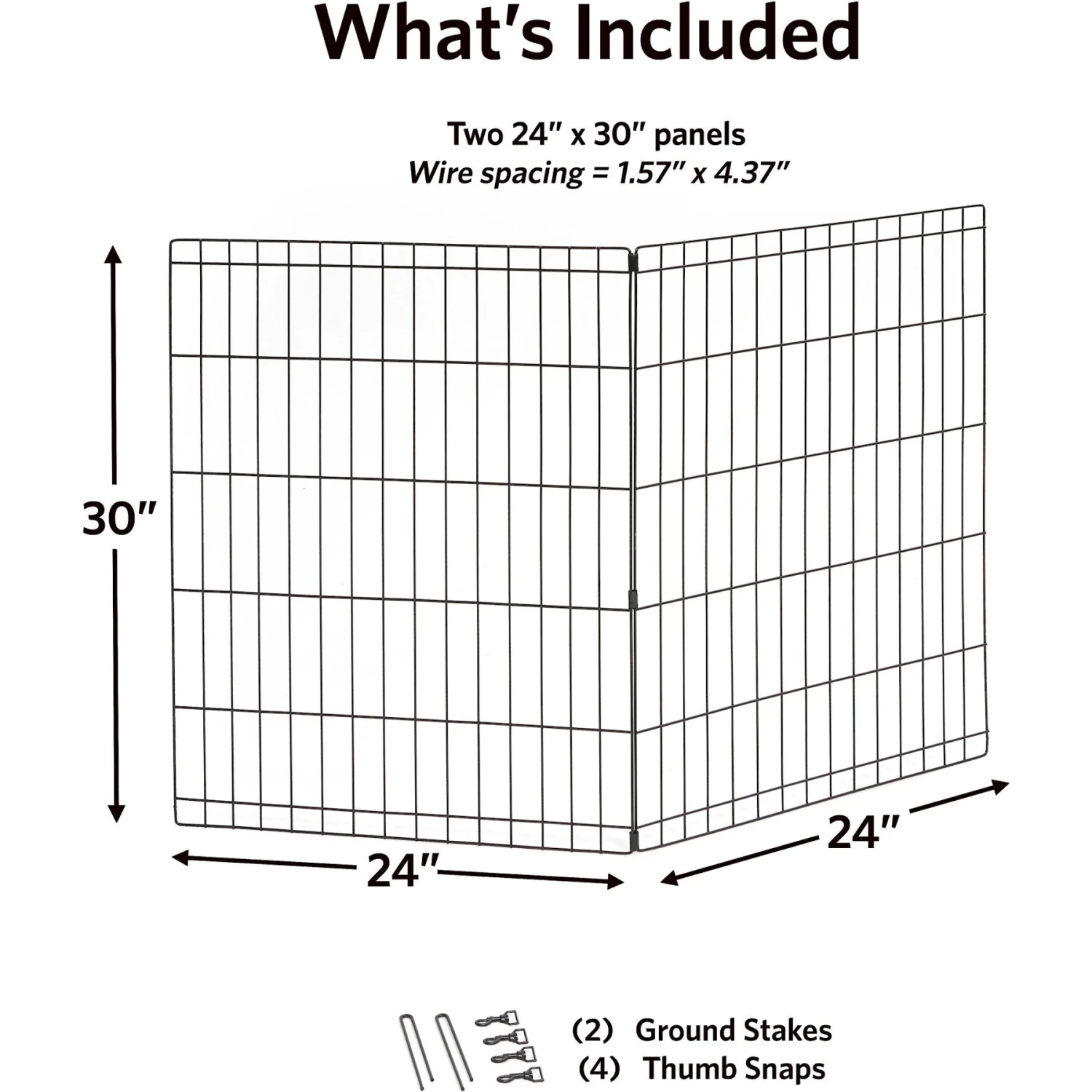 MidWest Universal Playpen Extension Kit, 2-Panels - Image 3