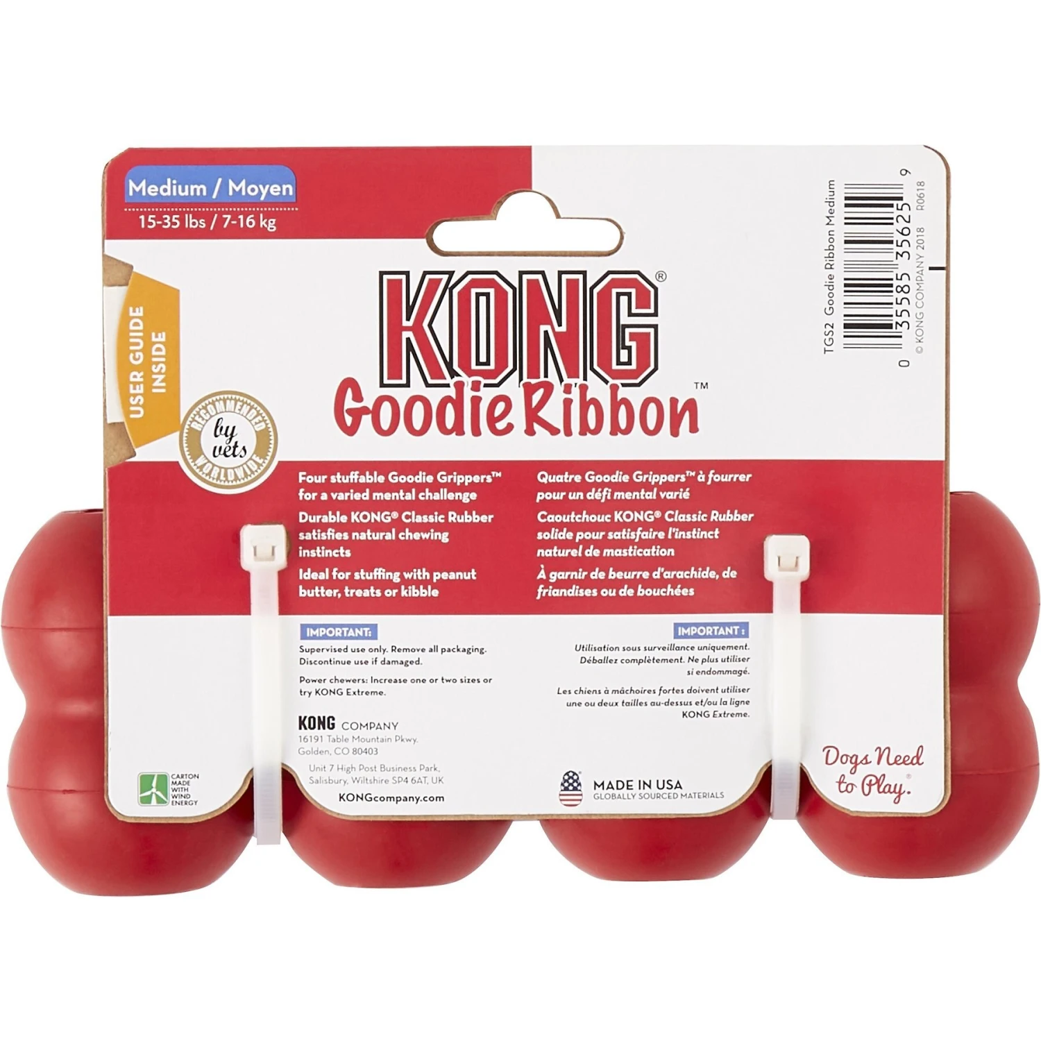 KONG Goodie Ribbon Dog Toy - Image 5