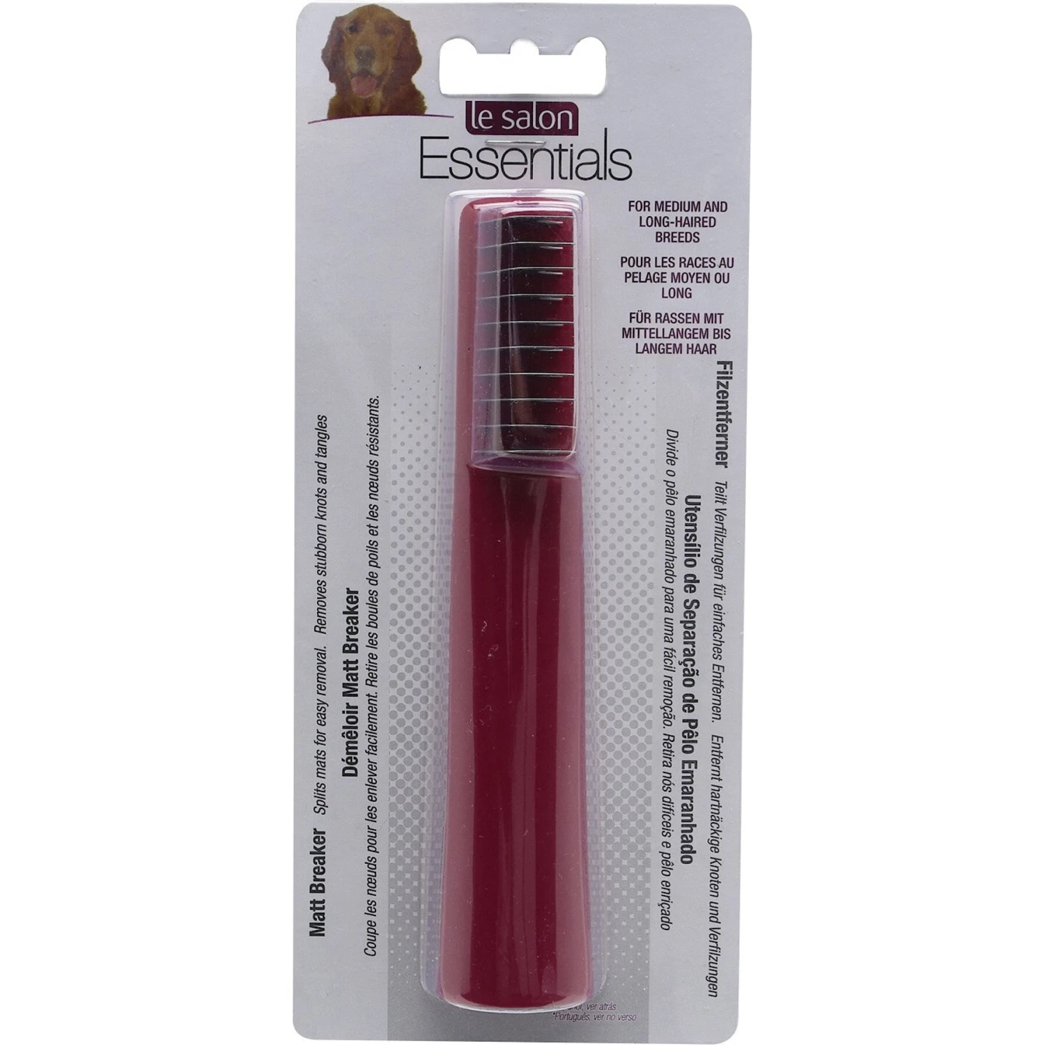 Le Salon Essentials Matt Breaker Dog Comb