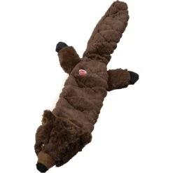 Ethical Pet Skinneeez Extreme Quilted Beaver Stuffing-Free Squeaky Plush Dog Toy, Color Varies
