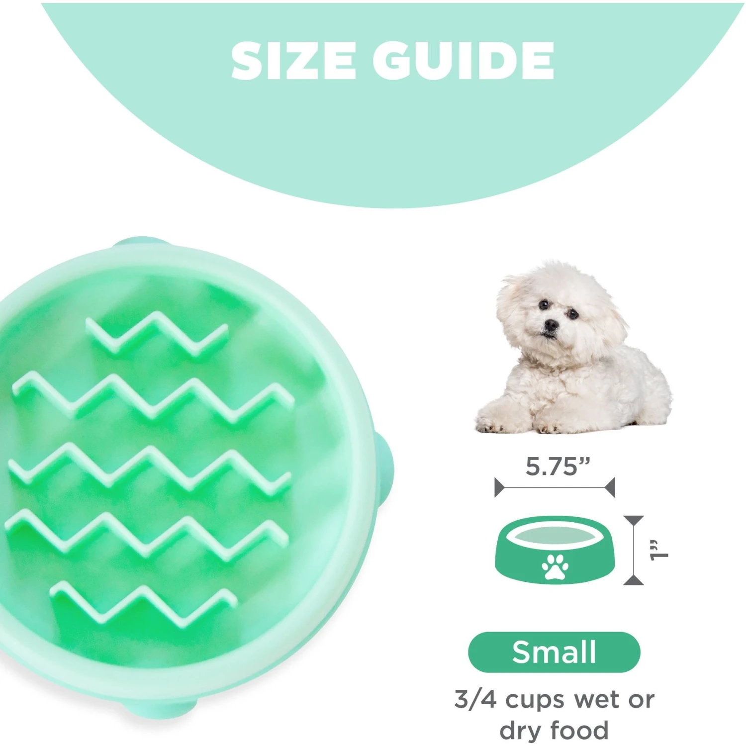 Outward Hound Non-Skid Plastic Slow Feeder Dog Bowl - Image 5