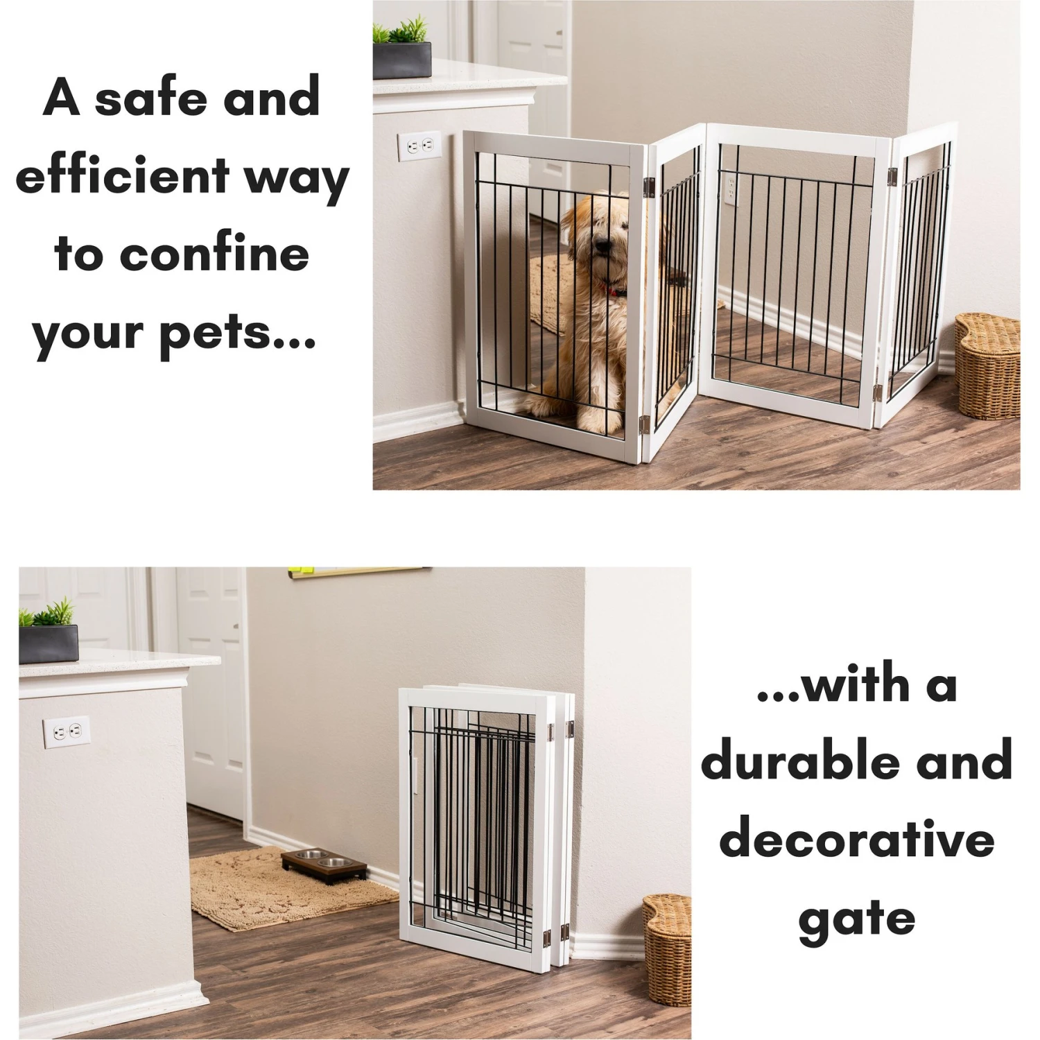 Internet's Best Traditional Wire Dog Gate, 30-in - Image 3