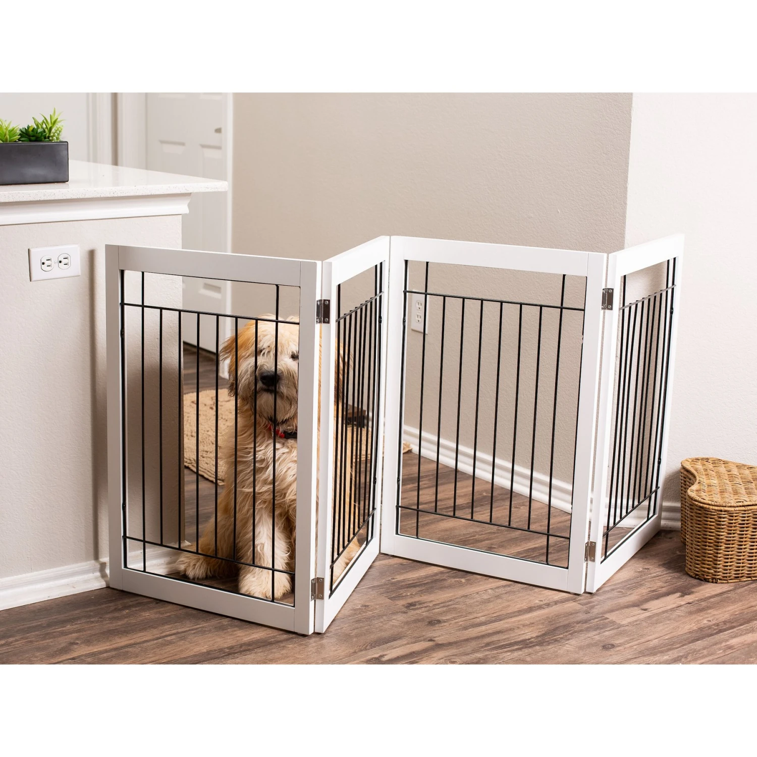 Internet's Best Traditional Wire Dog Gate, 30-in - Image 7