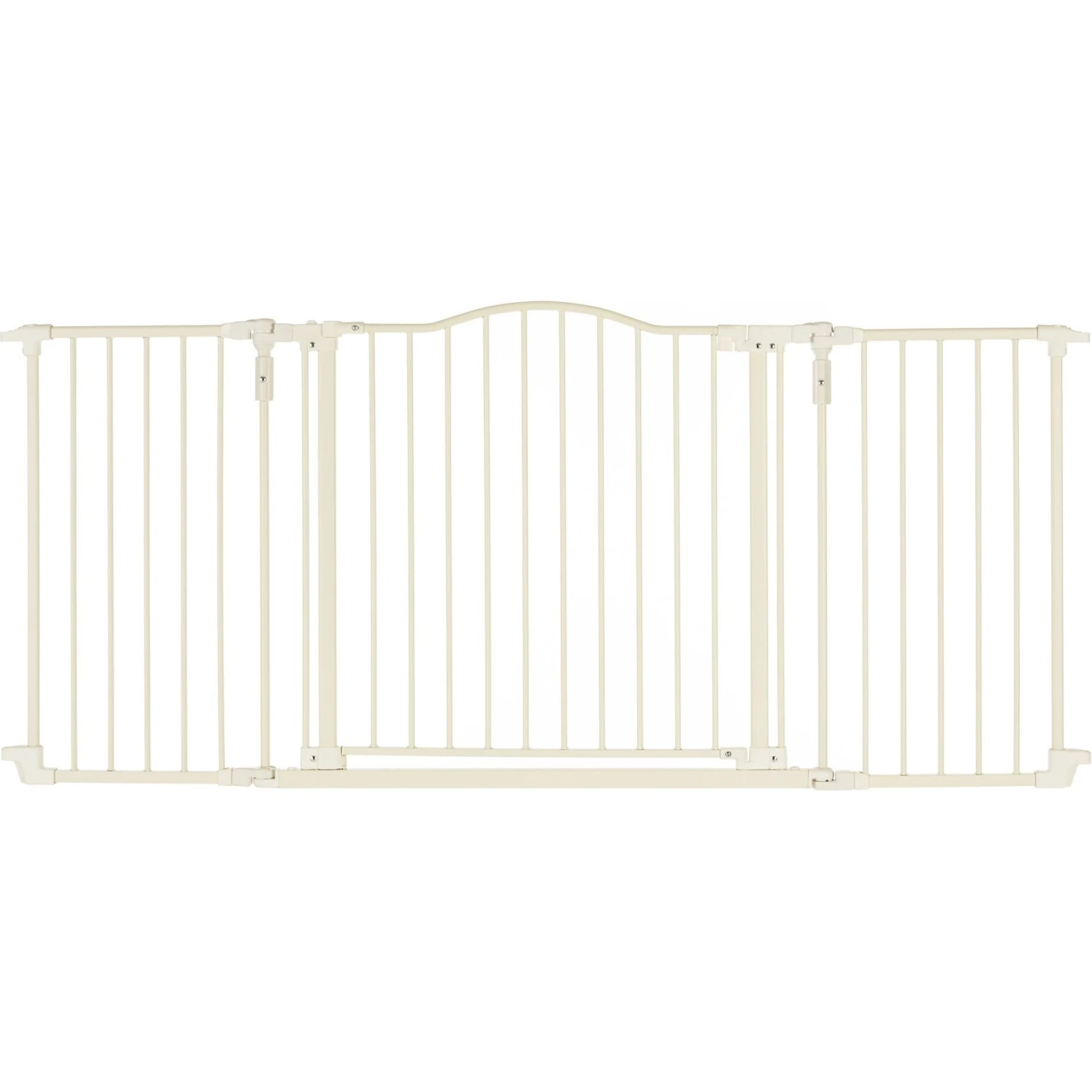 North States Deluxe Hardware Mount Dog Gate, White - Image 2