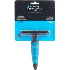 Master Grooming Tools Ergon Double Row Undercoat Pet Rake