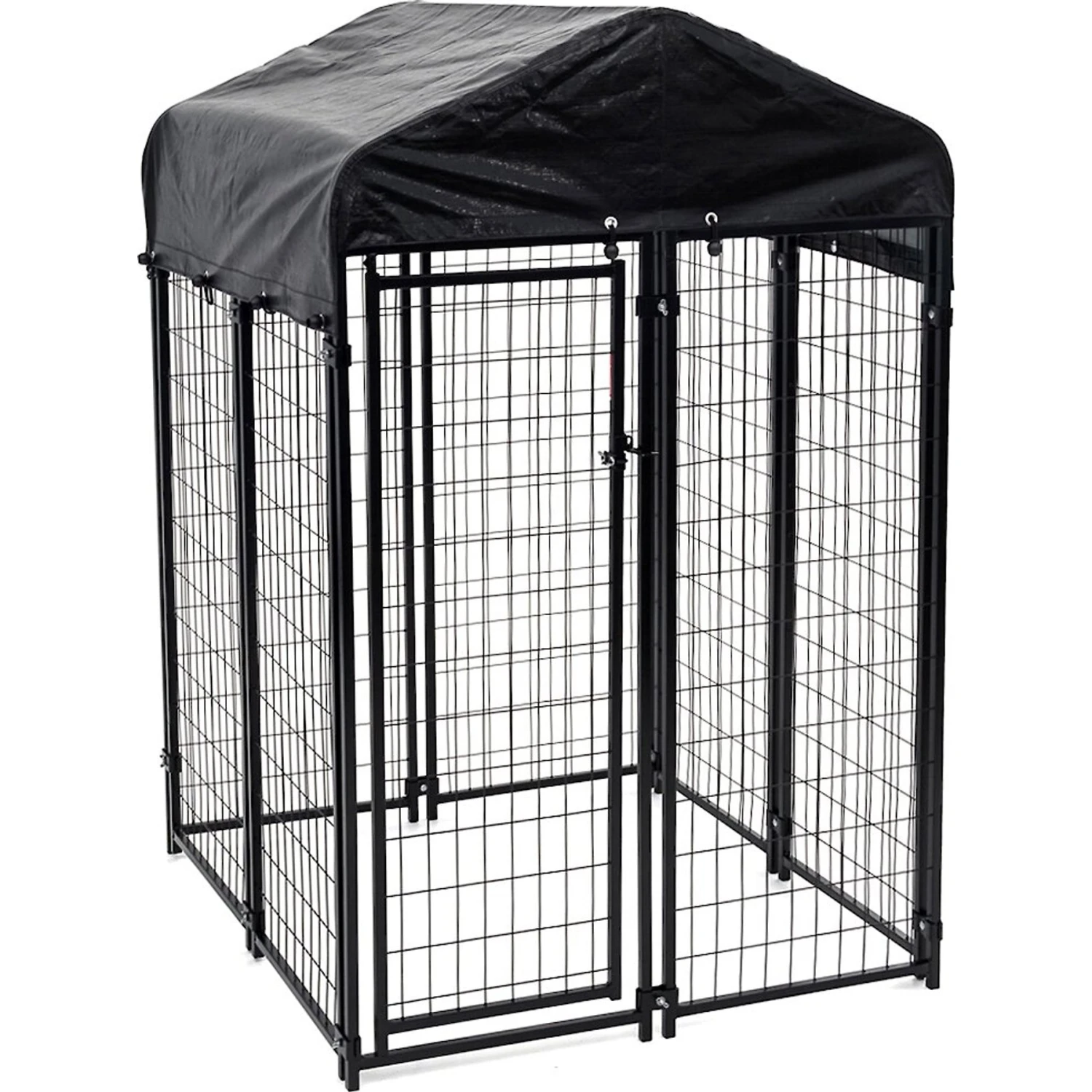 Lucky Dog Uptown Welded Wire Dog Kennel, Cover & Frame