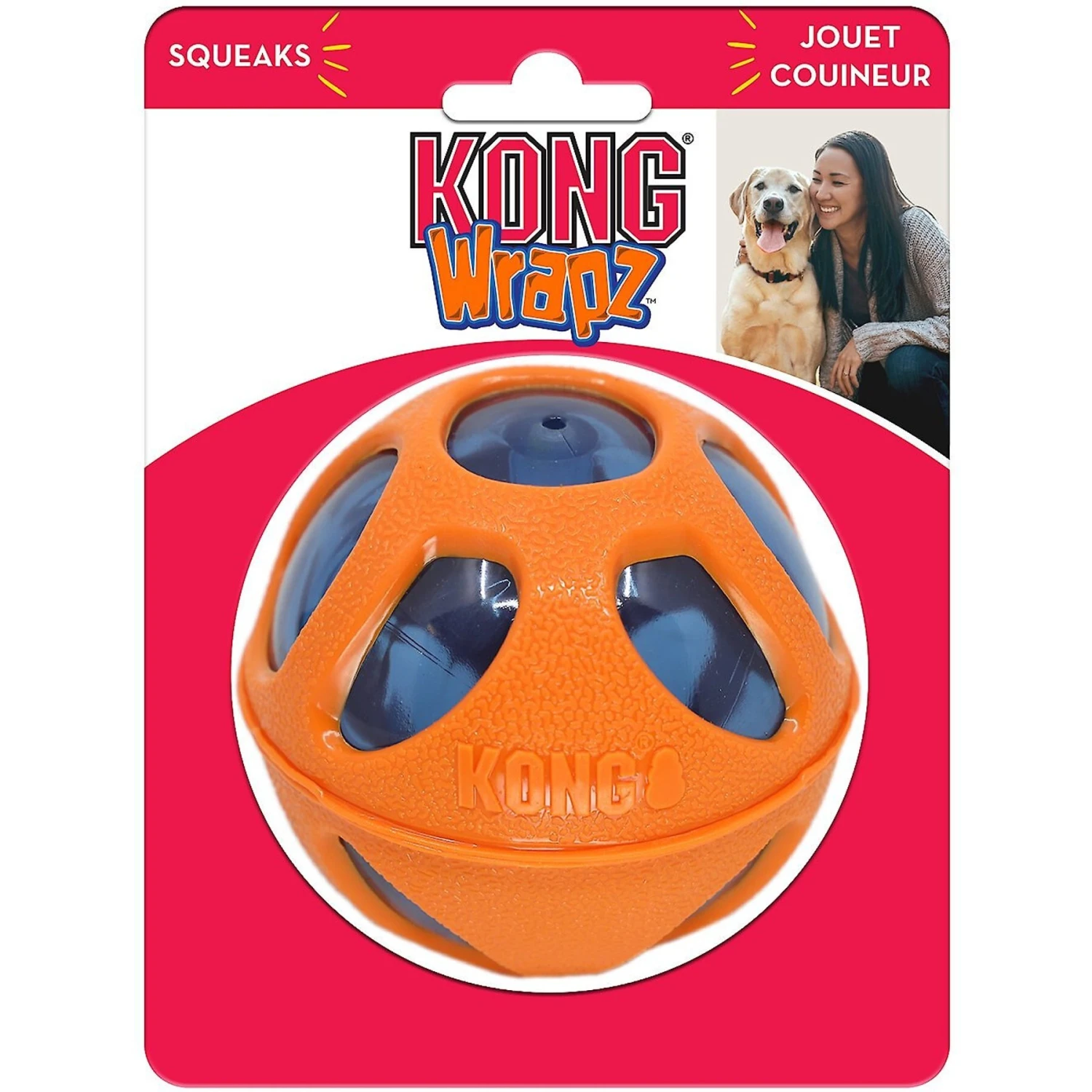 KONG Wrapz Ball Dog Toy - Image 5