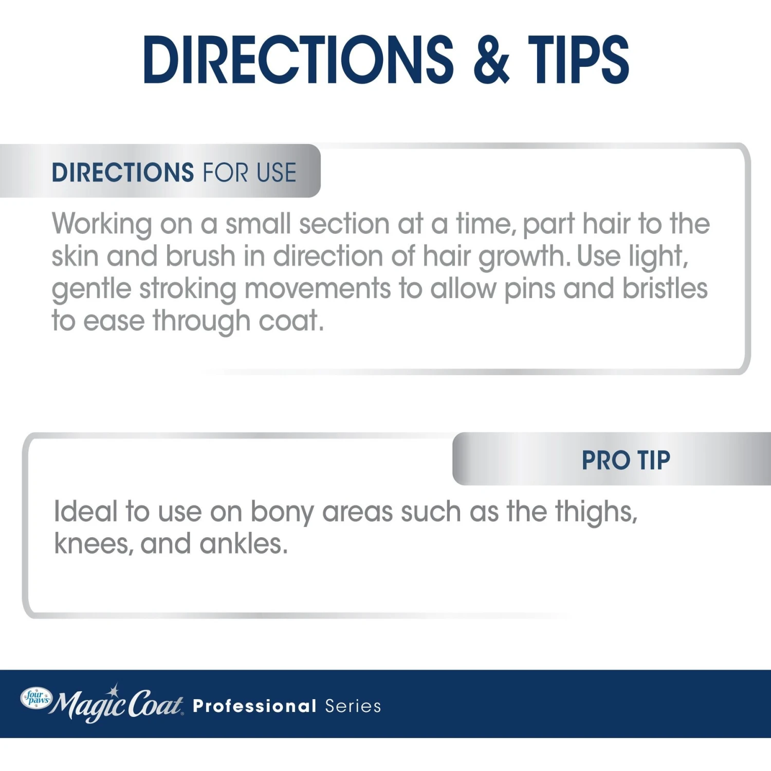 Four Paws Magic Coat Professional Series Comfort & Contour Pin And Bristle Dog Brush - Image 4