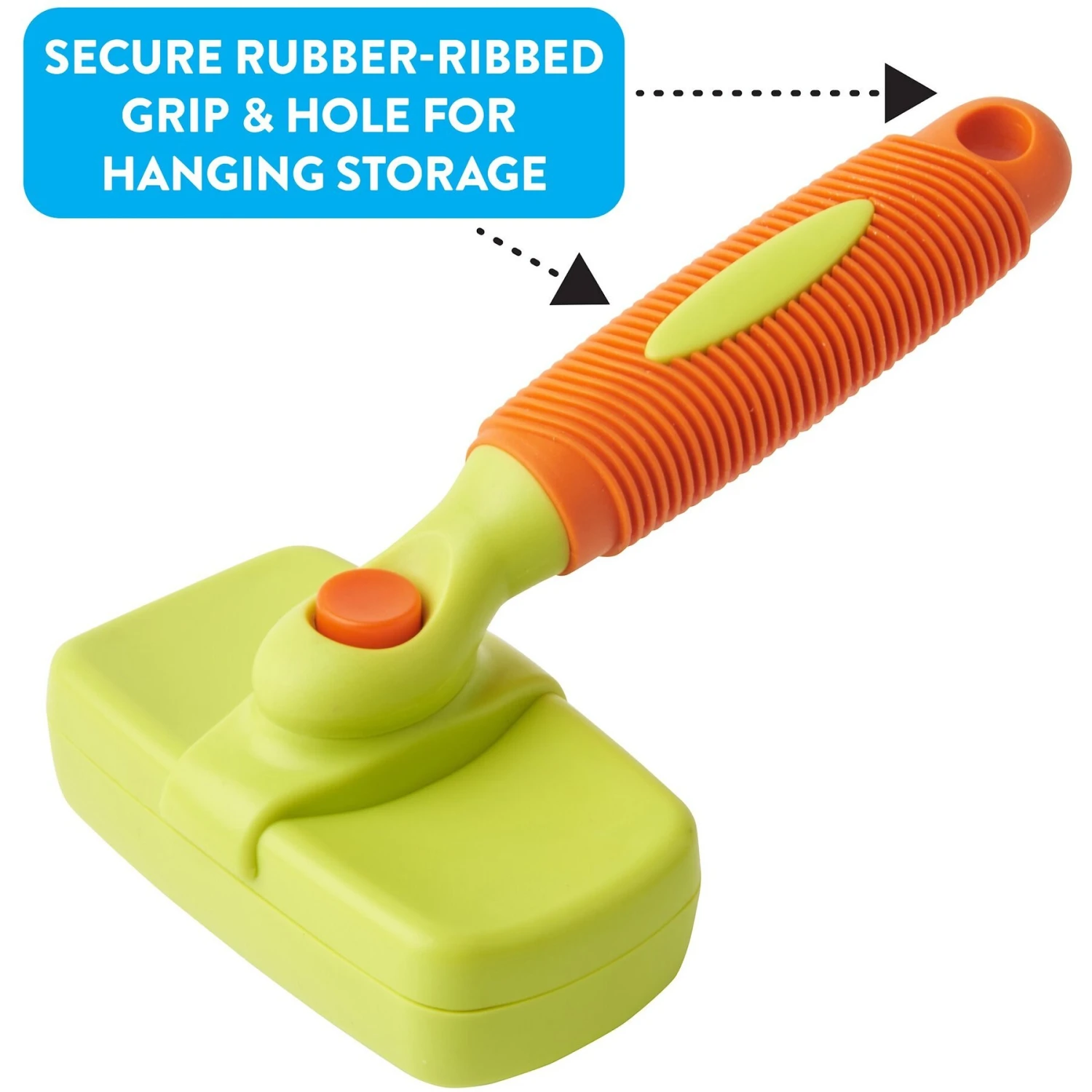 Rinse Ace Self-Cleaning Retractable Bristle Pet Brush - Image 3