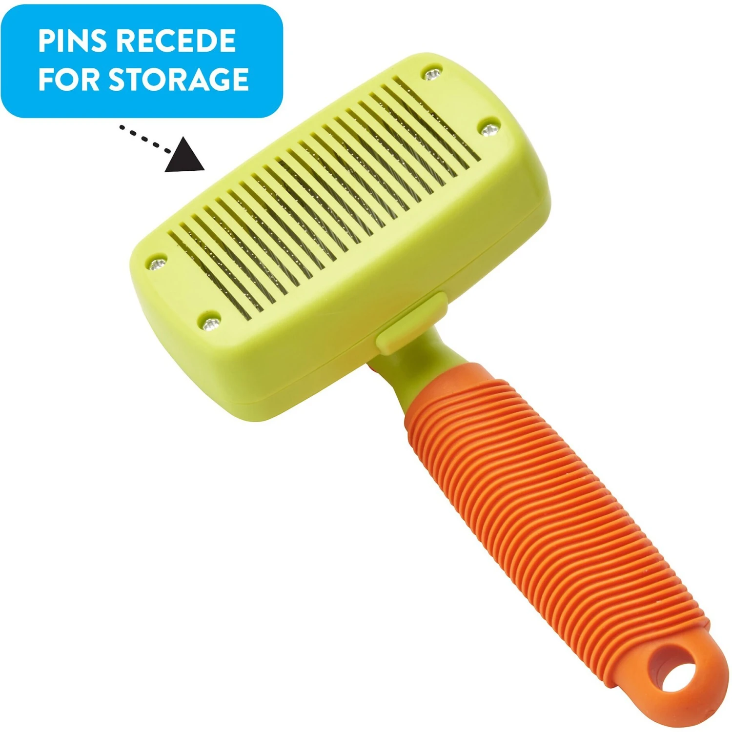 Rinse Ace Self-Cleaning Retractable Bristle Pet Brush - Image 6