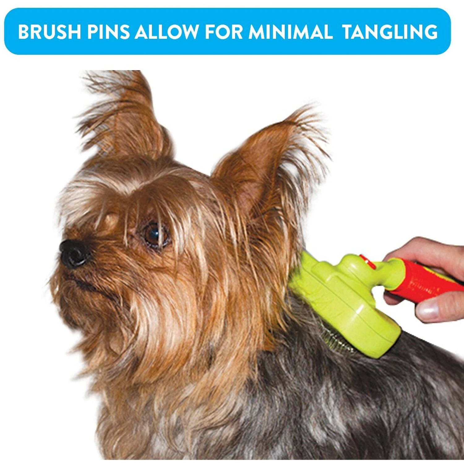 Rinse Ace Self-Cleaning Retractable Bristle Pet Brush - Image 8