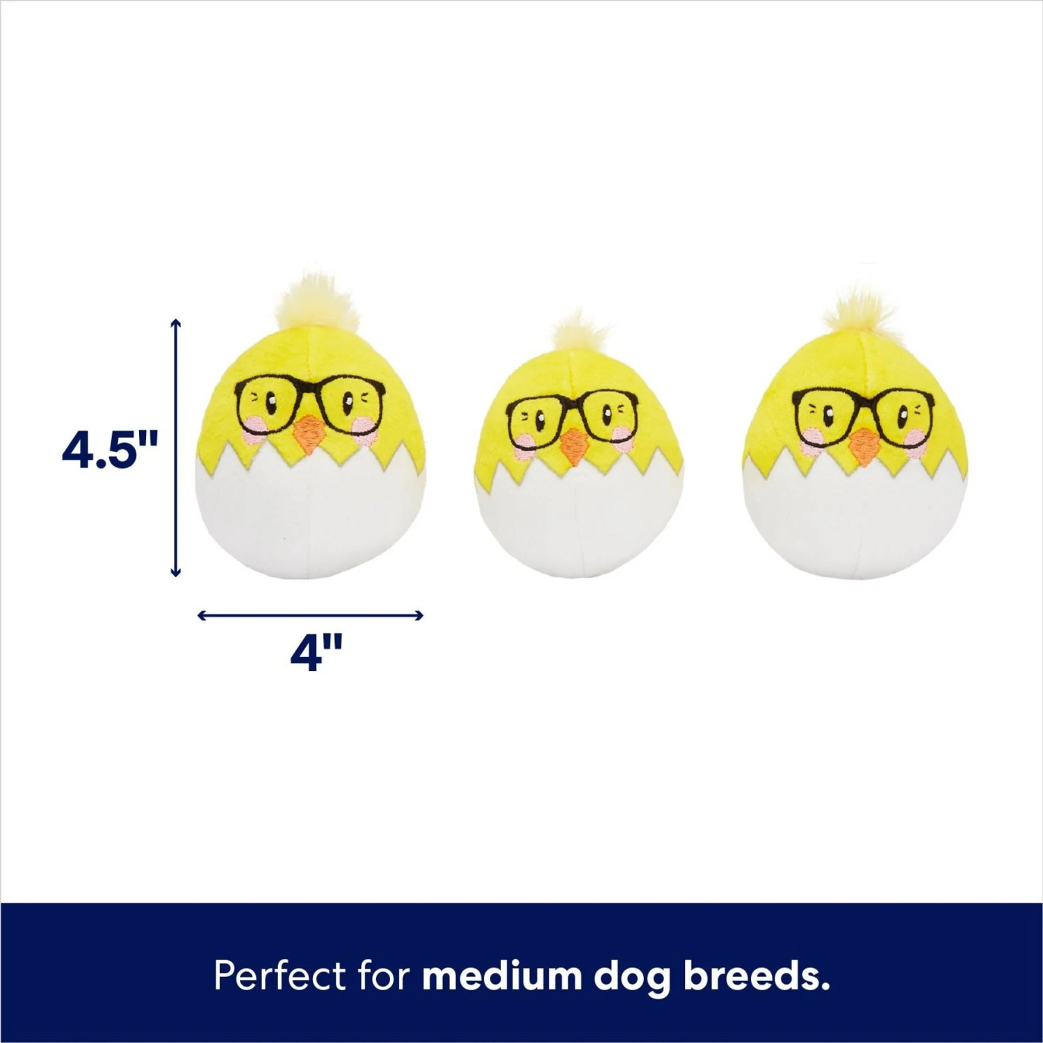 Frisco Spring Easter Egg Hide & Seek Plush Squeaky Dog Toy - Image 3