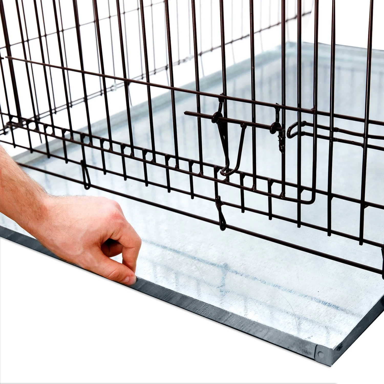KOPEKS Heavy Duty Multipurpose Replacement Crate Tray, Silver - Image 3