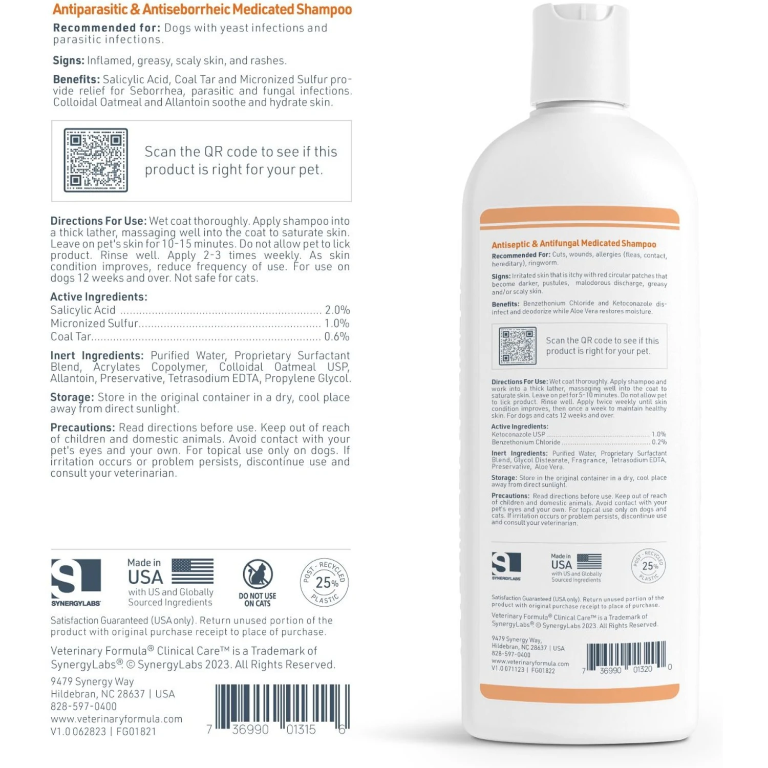Veterinary Formula Clinical Care Antiseptic & Antifungal Spray & Veterinary Formula Clinical Care Antiseptic & Antifungal Shampoo - Image 3
