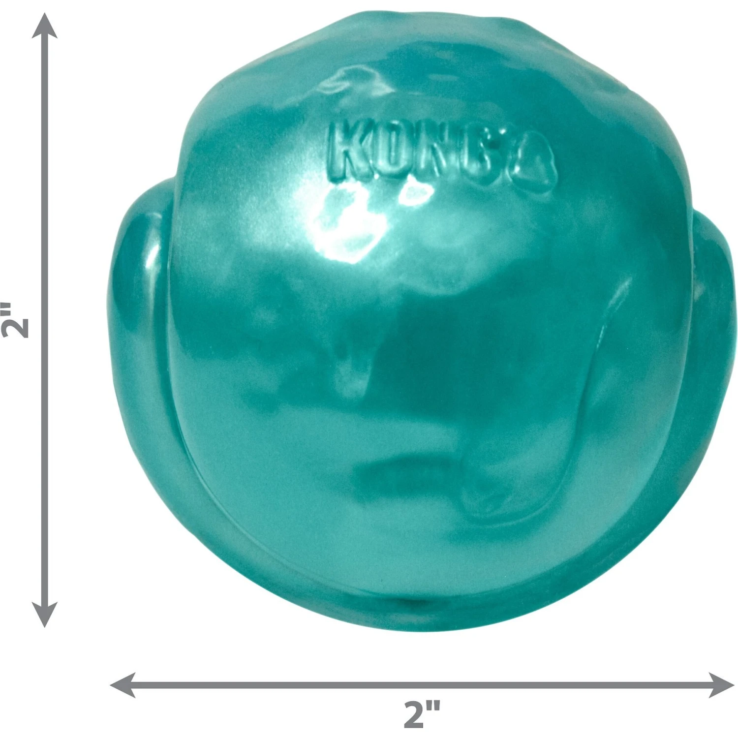 KONG ChiChewy Ball Dog Toy, Color Varies - Image 2