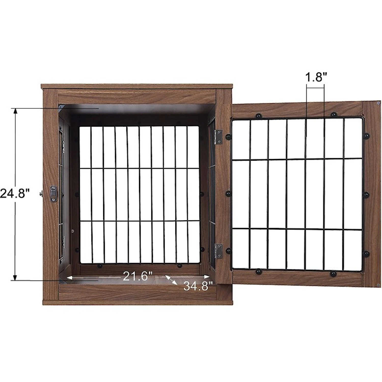 Unipaws Furniture Style Dog Crate - Image 3