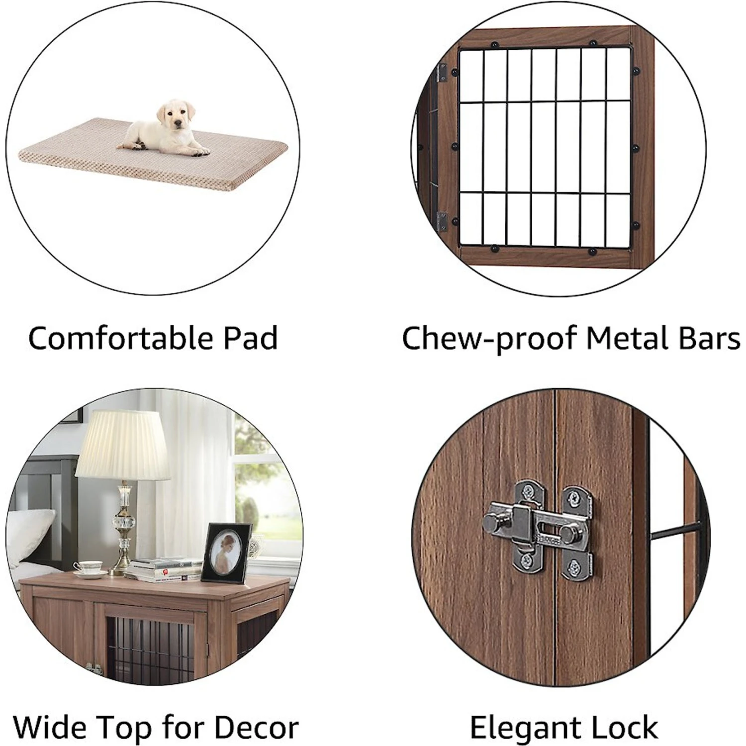 Unipaws Furniture Style Dog Crate - Image 7