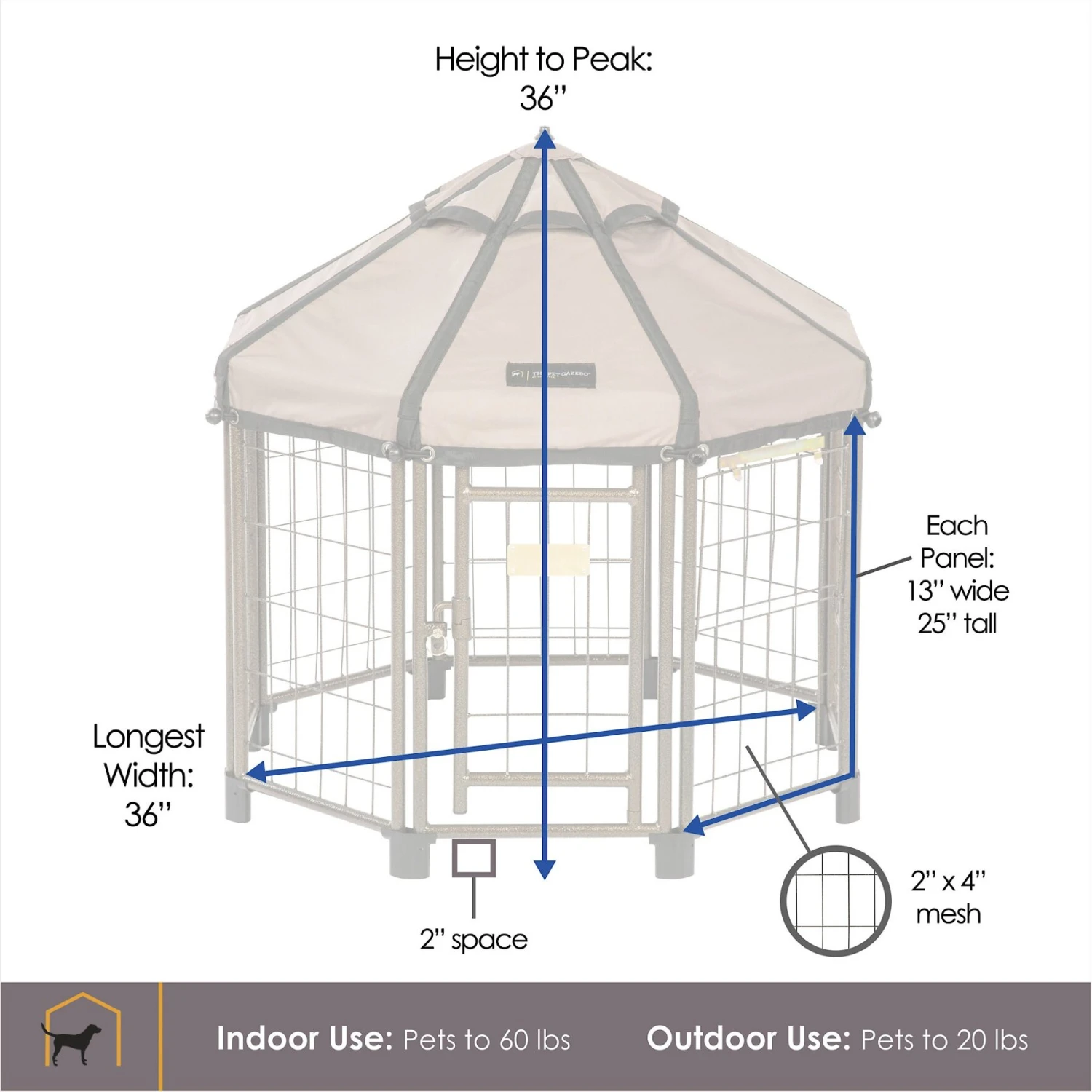 Win World International Pet Gazebo Dog Kennel - Image 2