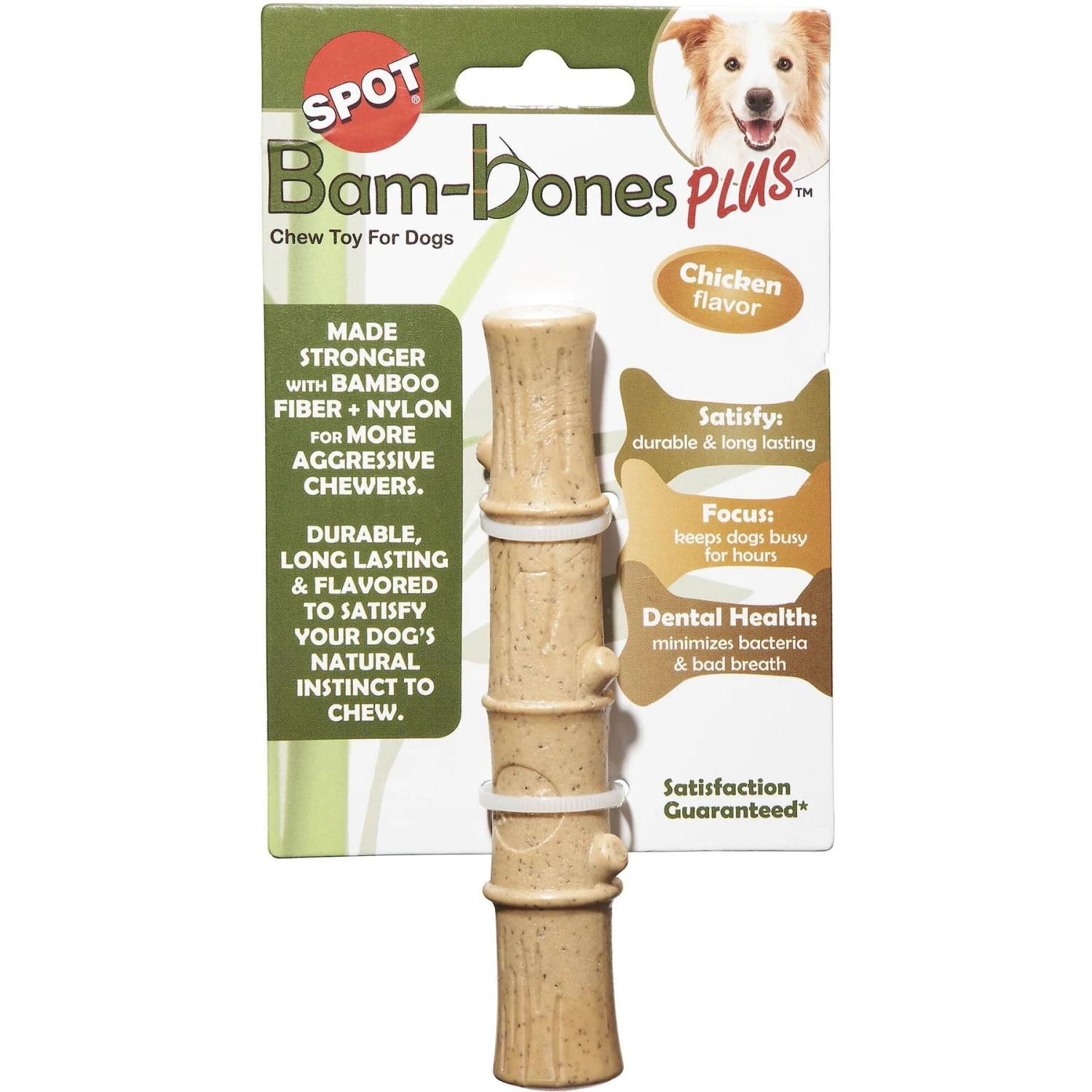 Ethical Pet Bambone & Bamboo Chicken Dog Toy - Image 2