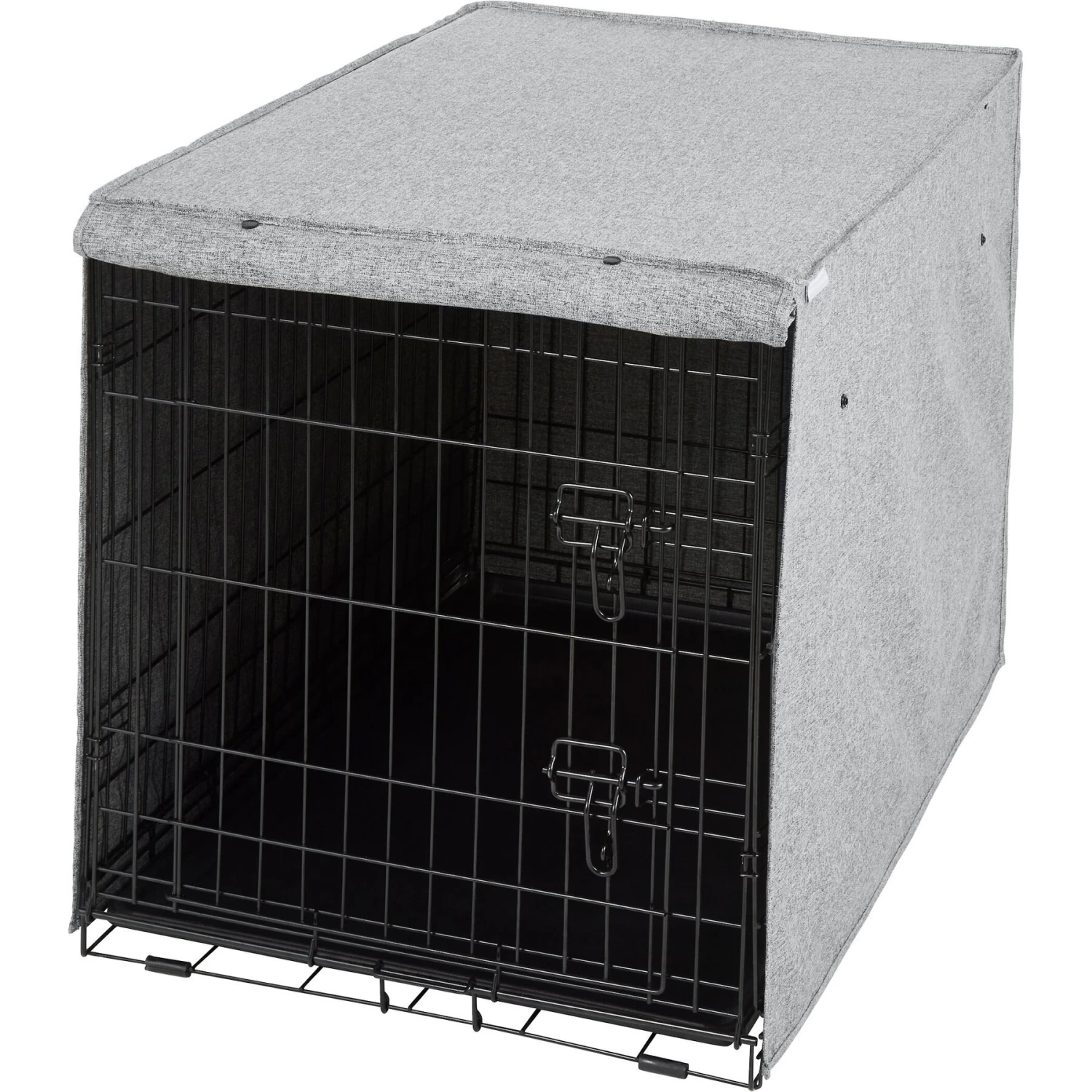 Frisco Faux Linen Dog Crate Cover