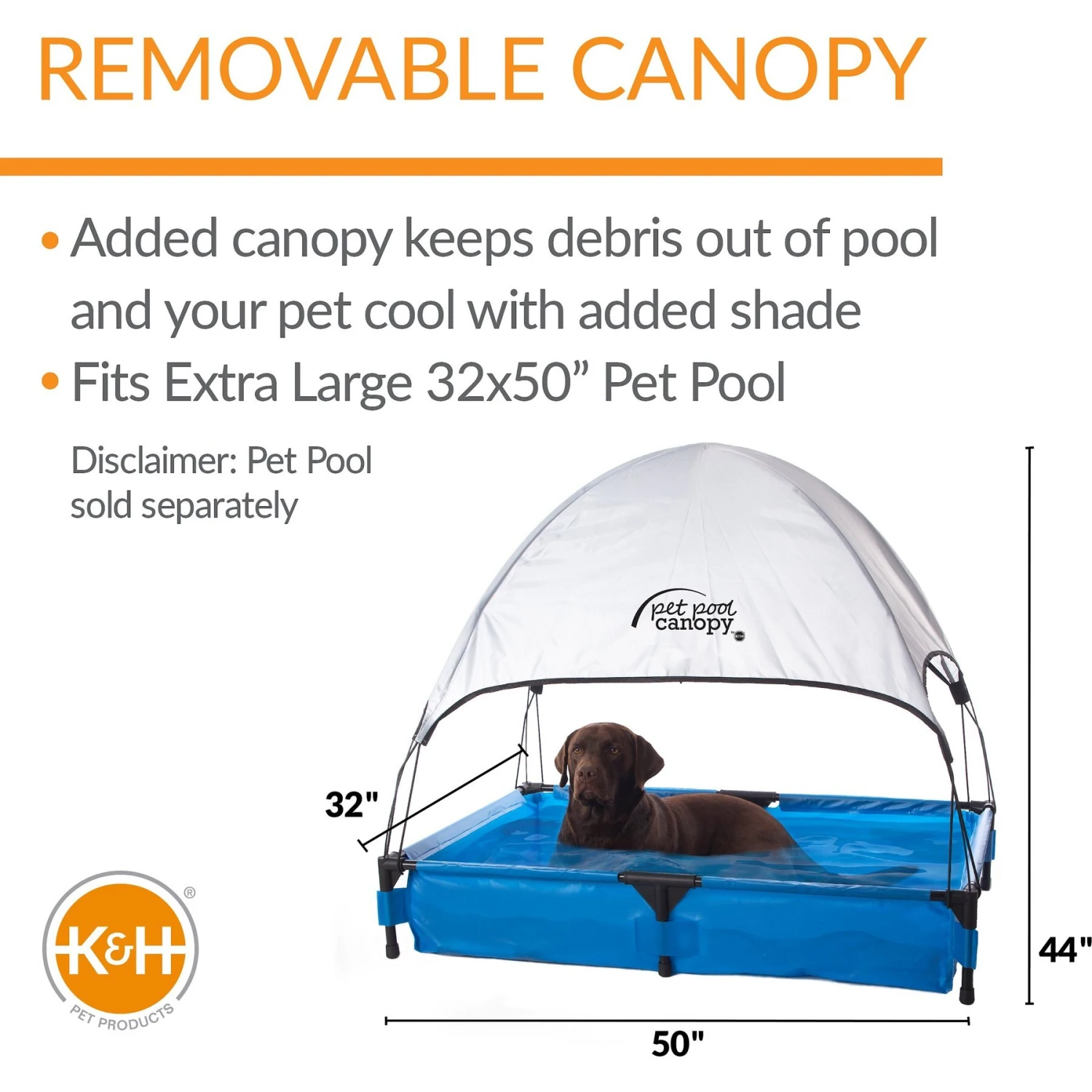K&H Pet Products Dog Pool Canopy - Image 3