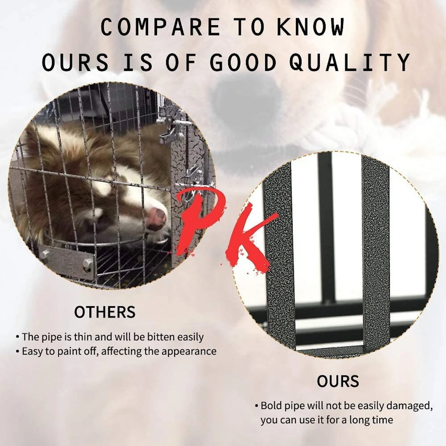 SMONTER Heavy Duty Dog Crate & Playpen - Image 5