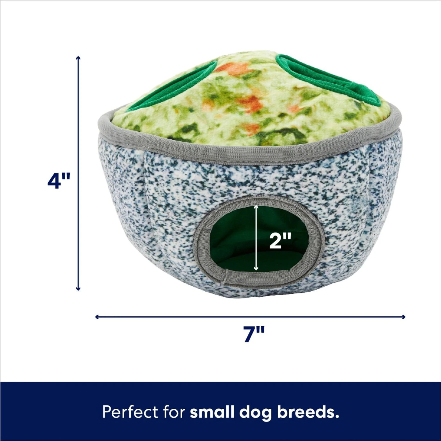 Frisco Guacamole Hide & Seek Puzzle Plush Squeaky Dog Toy & Frisco Guacamole Hide & Seek Puzzle Plush Squeaky Dog Toy Refills - Image 3