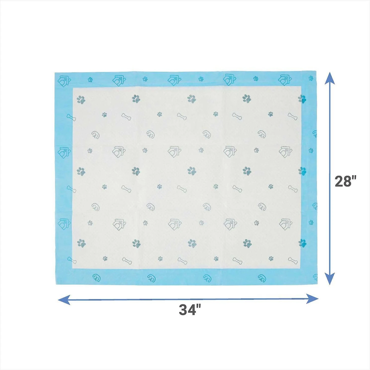 Frisco Fold & Carry Single Door Collapsible Wire Dog Crate & Frisco Premium Extra Large Printed Dog Training & Potty Pads - Image 7