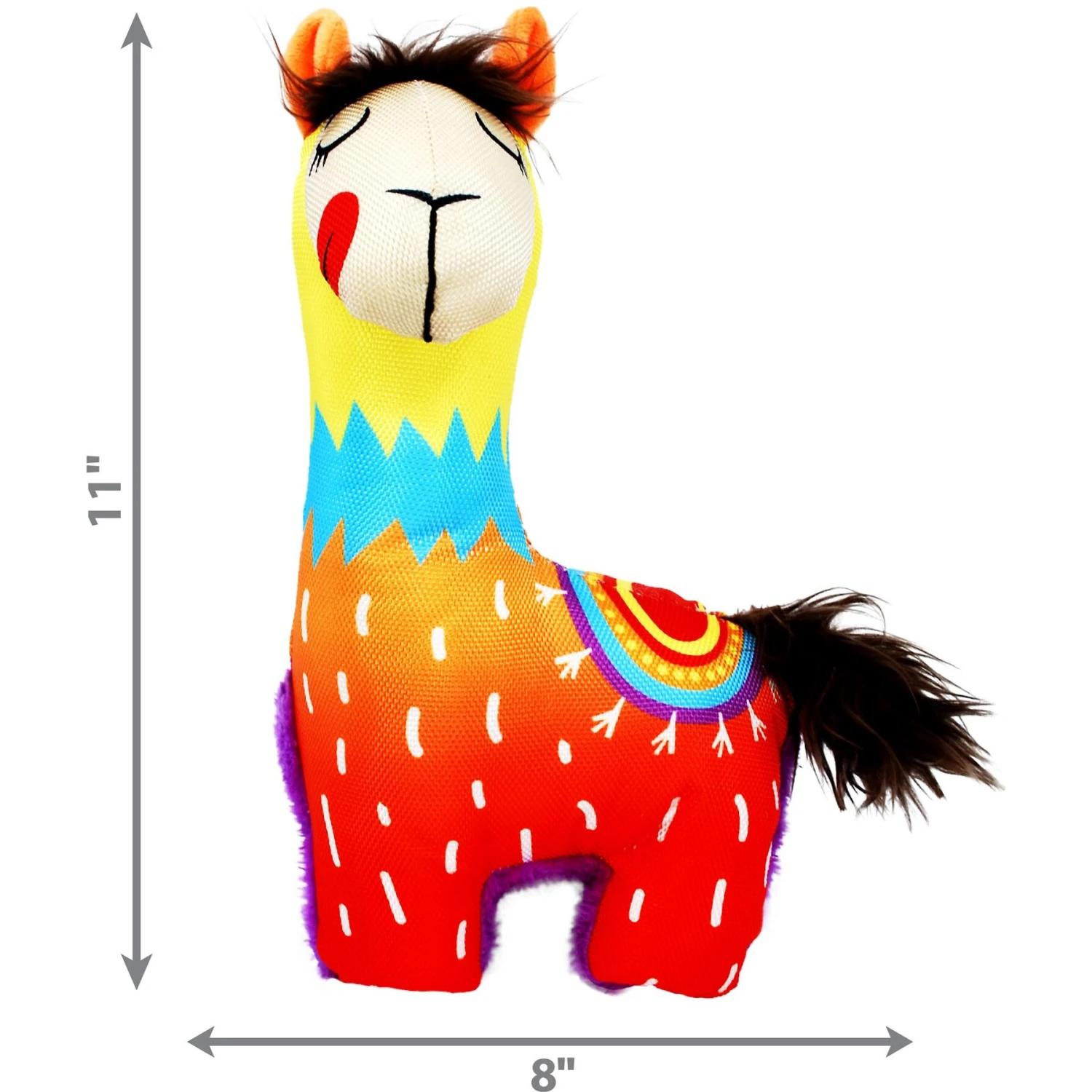 KONG Ballistic Vibez Llamas Squeaky Plush Dog Toy - Image 2