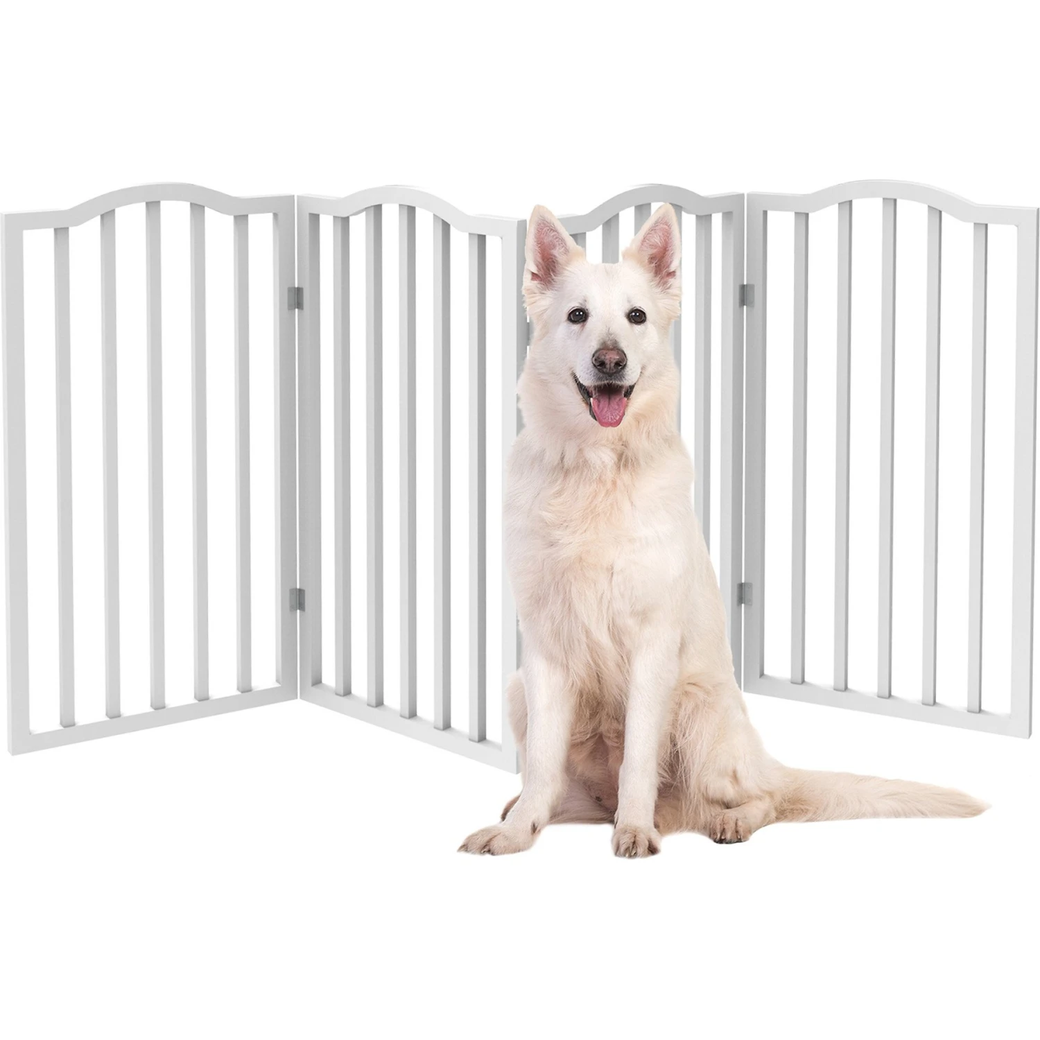 Pet Adobe 4-Panel Freestanding Dog & Cat Gate - Image 7