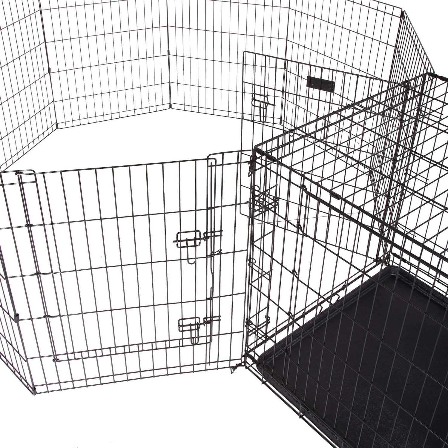 Pet Adobe Folding Puppy Playpen - Image 4