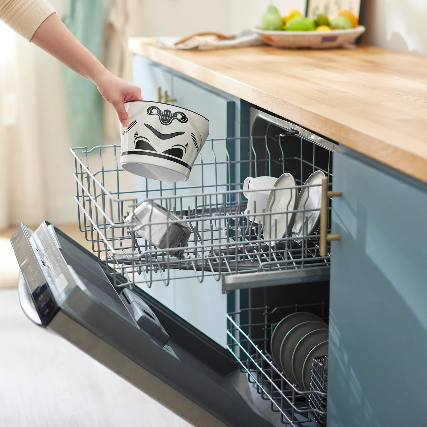 STAR WARS STORMTROOPER Melamine Elevated Stainless Steel Dog & Cat Bowl, 1.5 Cup - Image 6