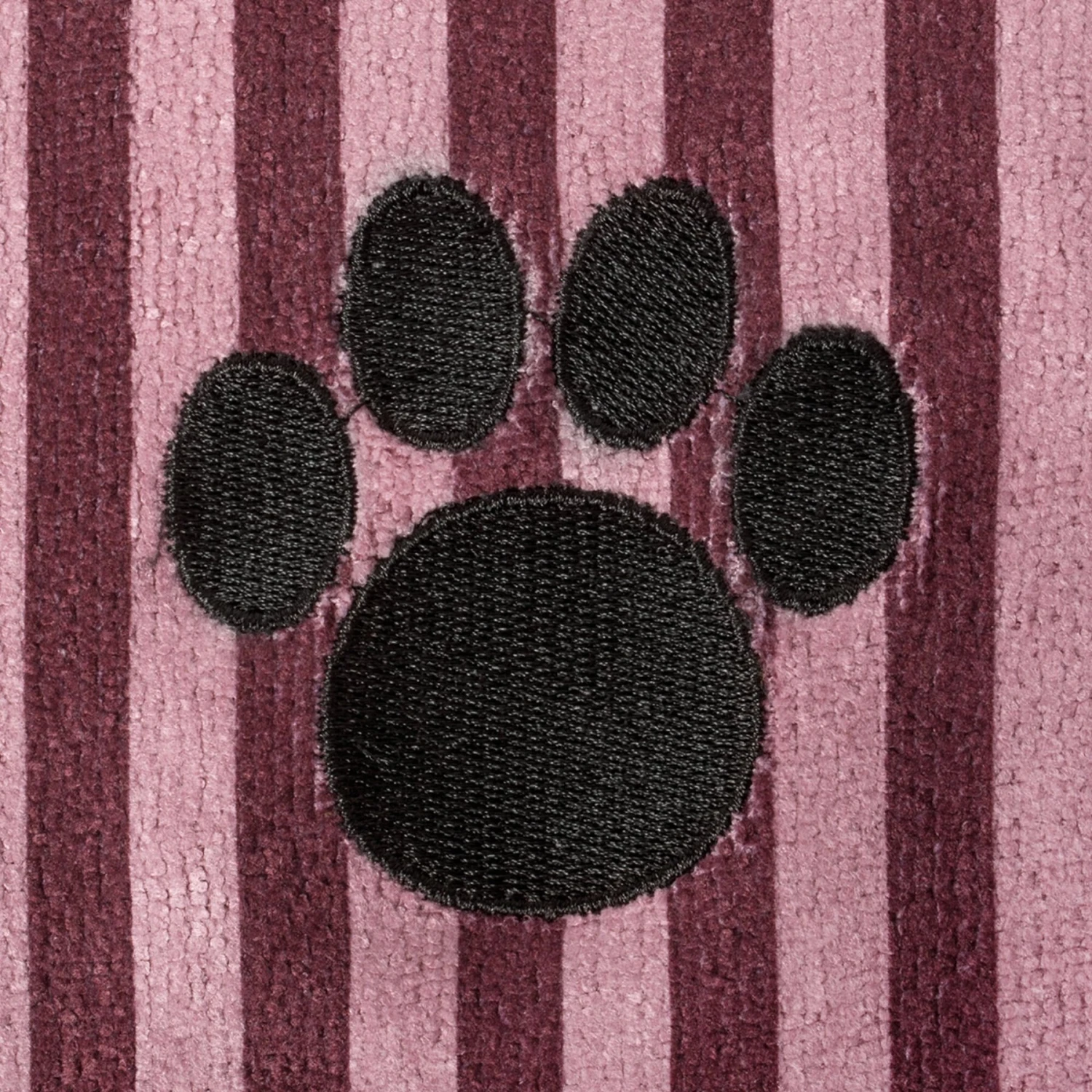 Bone Dry Striped Embroidered Paw Dog & Cat Towel - Image 4