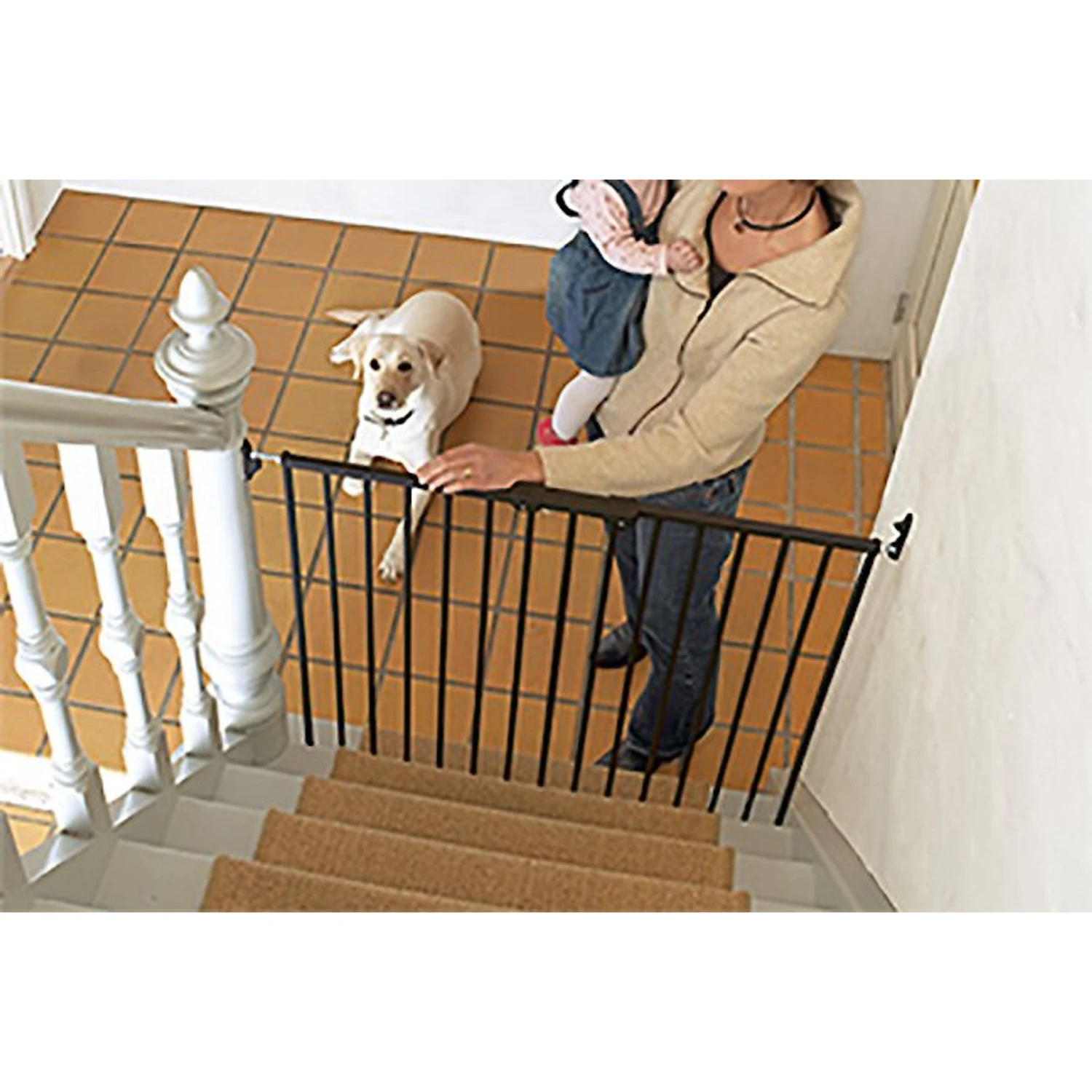 Scandinavian Pet Streamline Extra Tall Wall Mounted Dog Gate - Image 2
