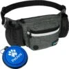 PetAmi Dog & Cat Fanny Pack With Travel Bowl