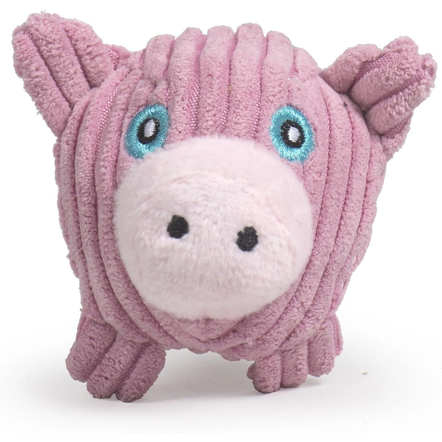 HuggleHounds Wee Balls Raccoon, Owl, Pig, Bunny, Sock Monkey Dog Toys, X-Small/Small, 5-pk - Image 6