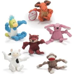 HuggleHounds Assorted Wee-Knottiesy Dog Toys