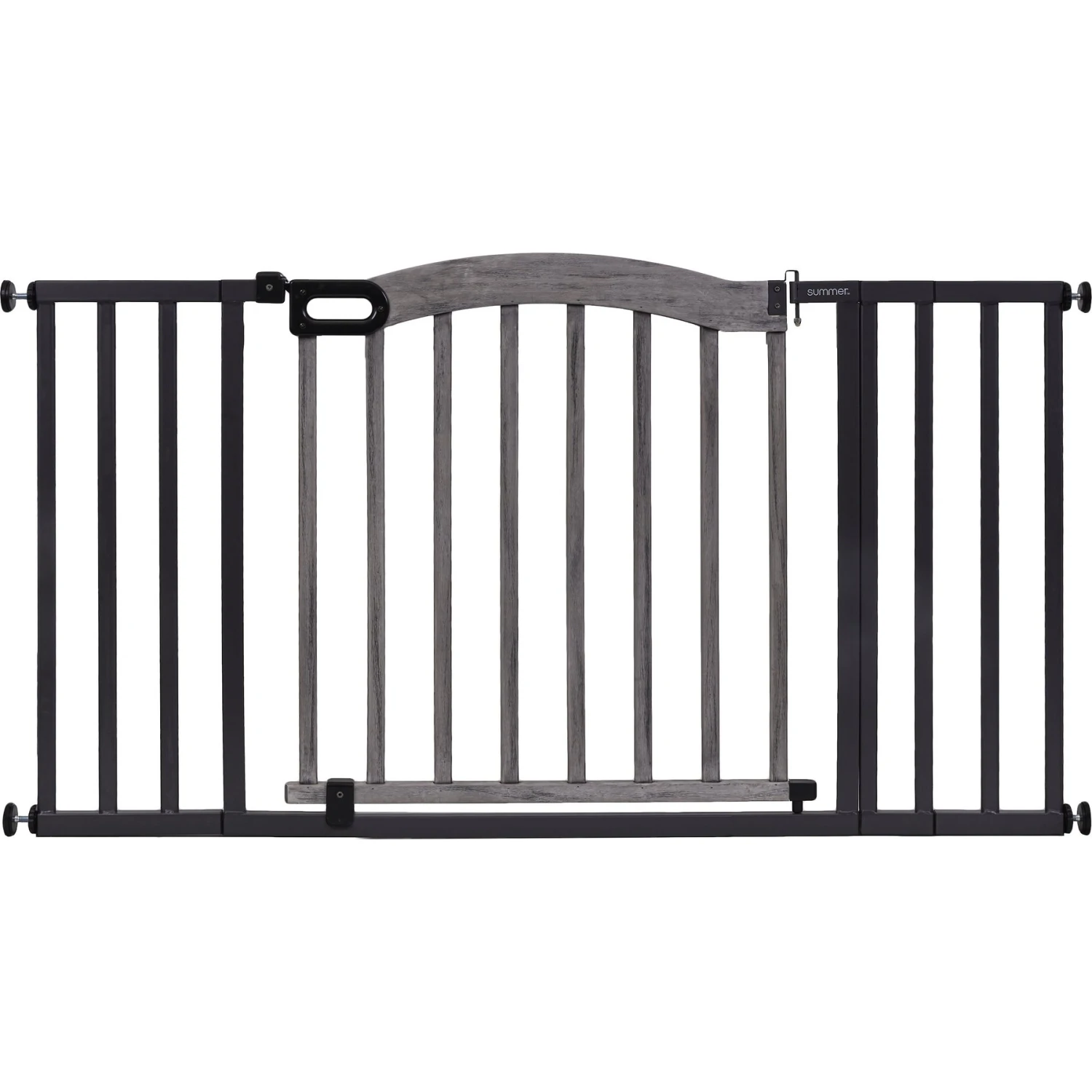 Summer Decorative Wood & Metal Pressure Mounted Dog Gate