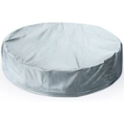 KOPEKS Foldable Plastic Pool Cover, Gray