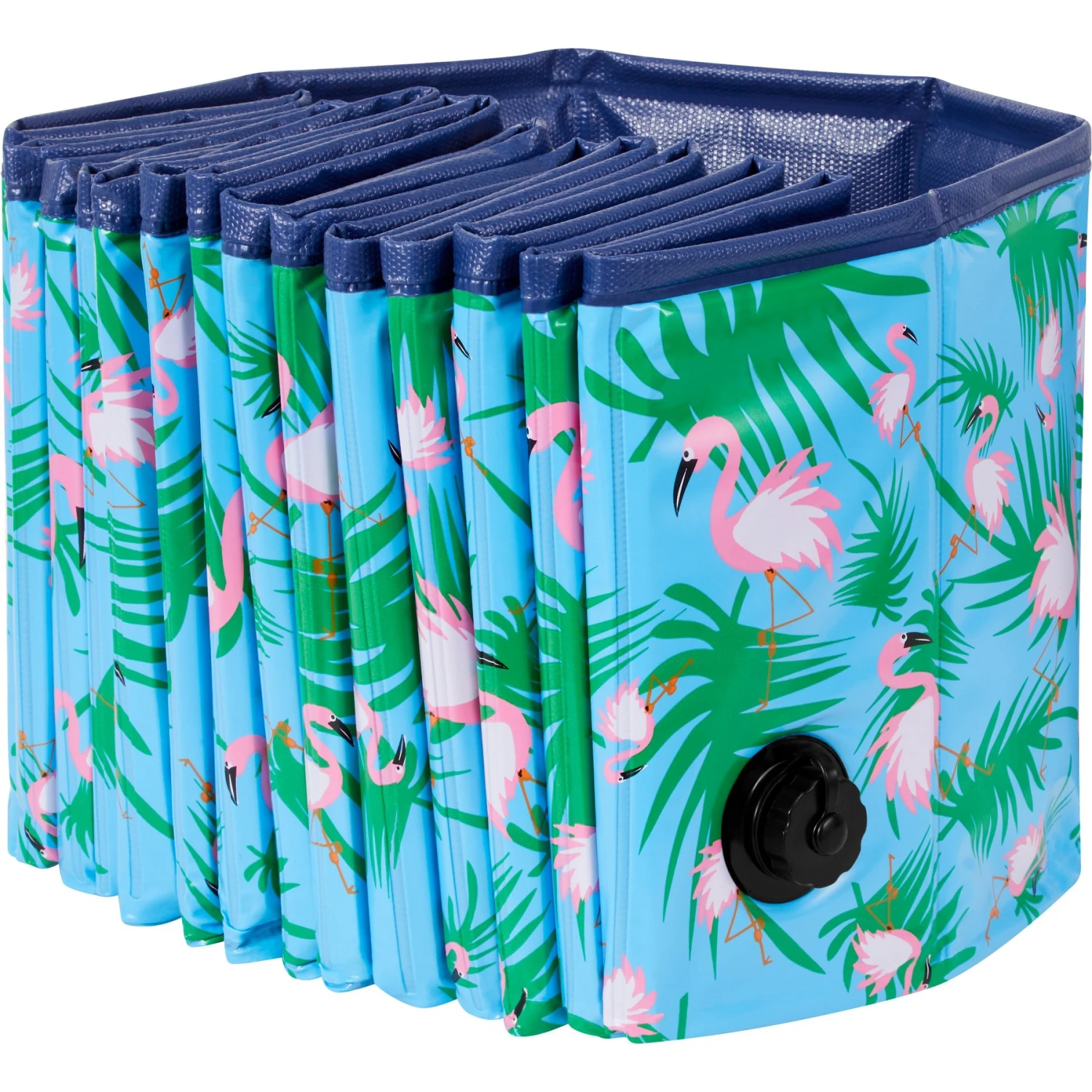 Frisco Outdoor Dog Swimming Pool, Flamingo - Image 3