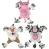 Territory 2-in-1 Farm Friends Dog Toys, 3 Count
